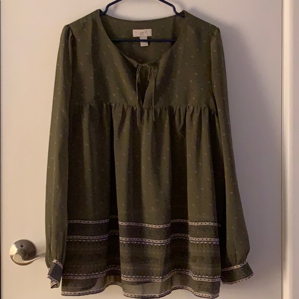 Olive blouse